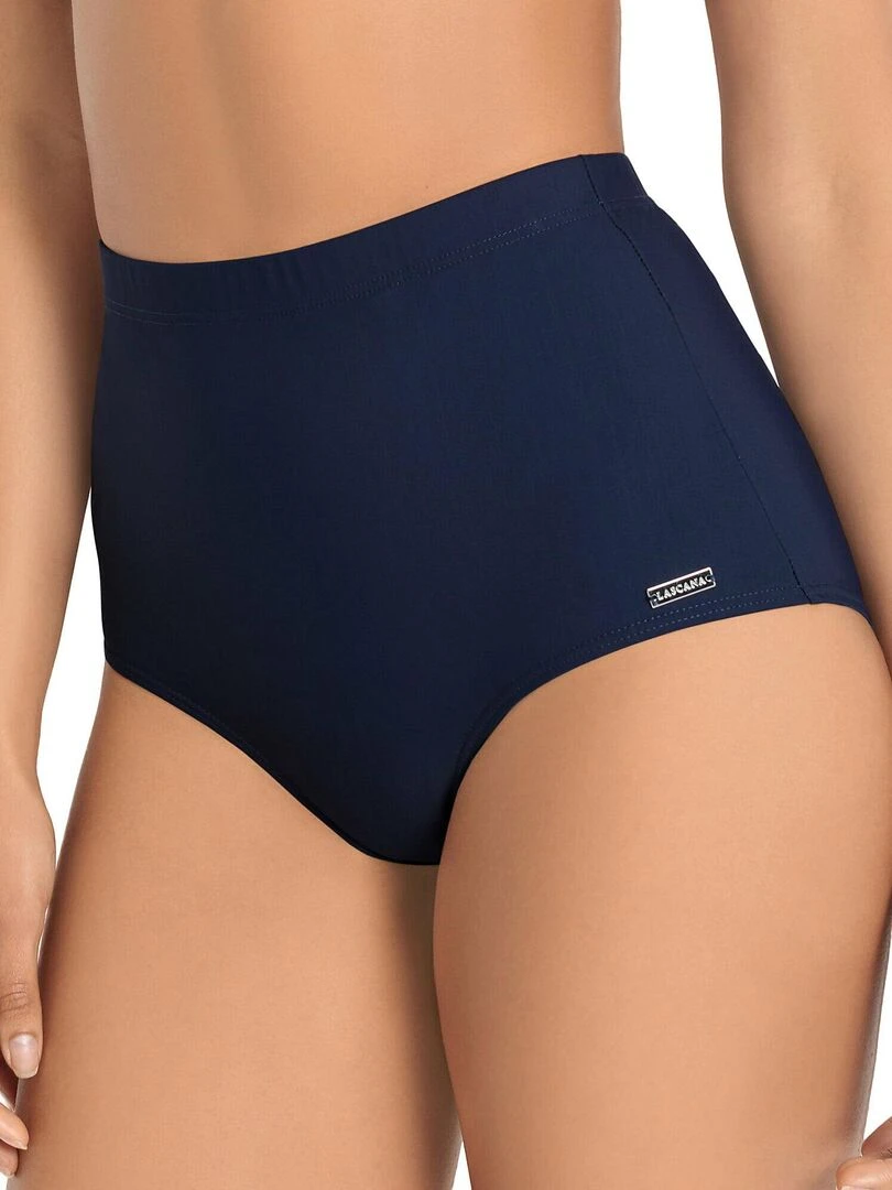 Bas maillot culotte de bain amincissante Heidi   Bleu marine