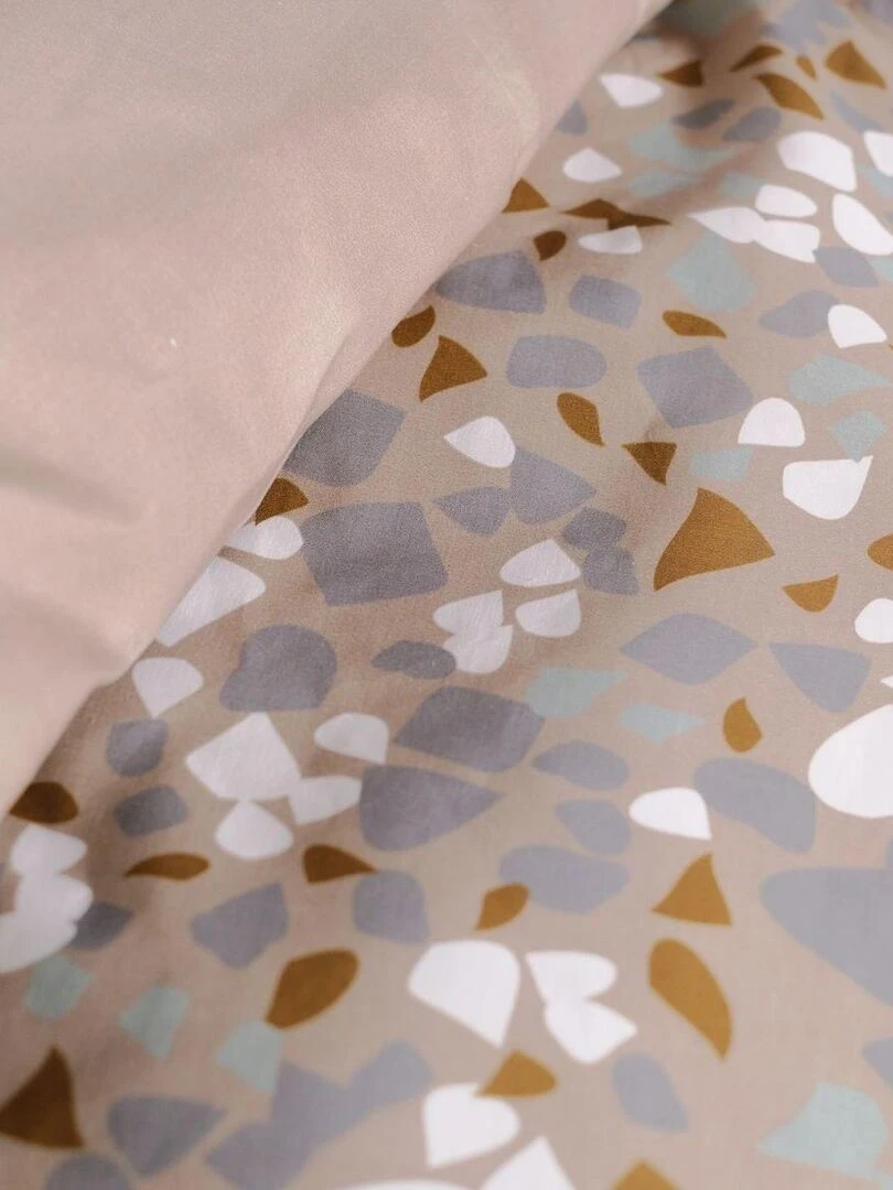 Parure de lit imprimé 'SUNSHINE AMBRE' 'TODAY' Beige