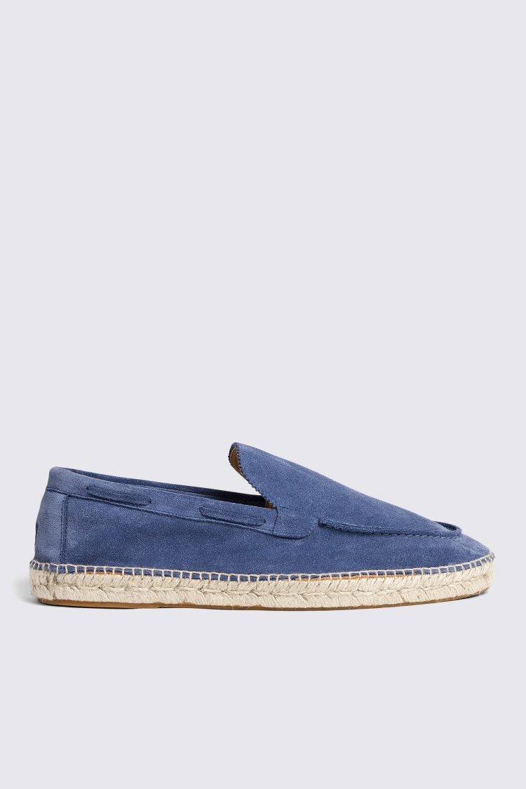 Blue Suede Espadrille