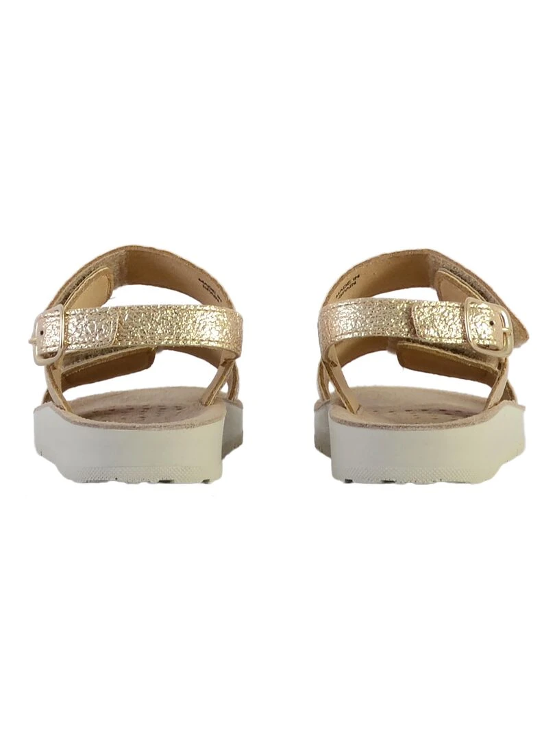 Sandale cuir enfant Geox Costarei   Doré/or