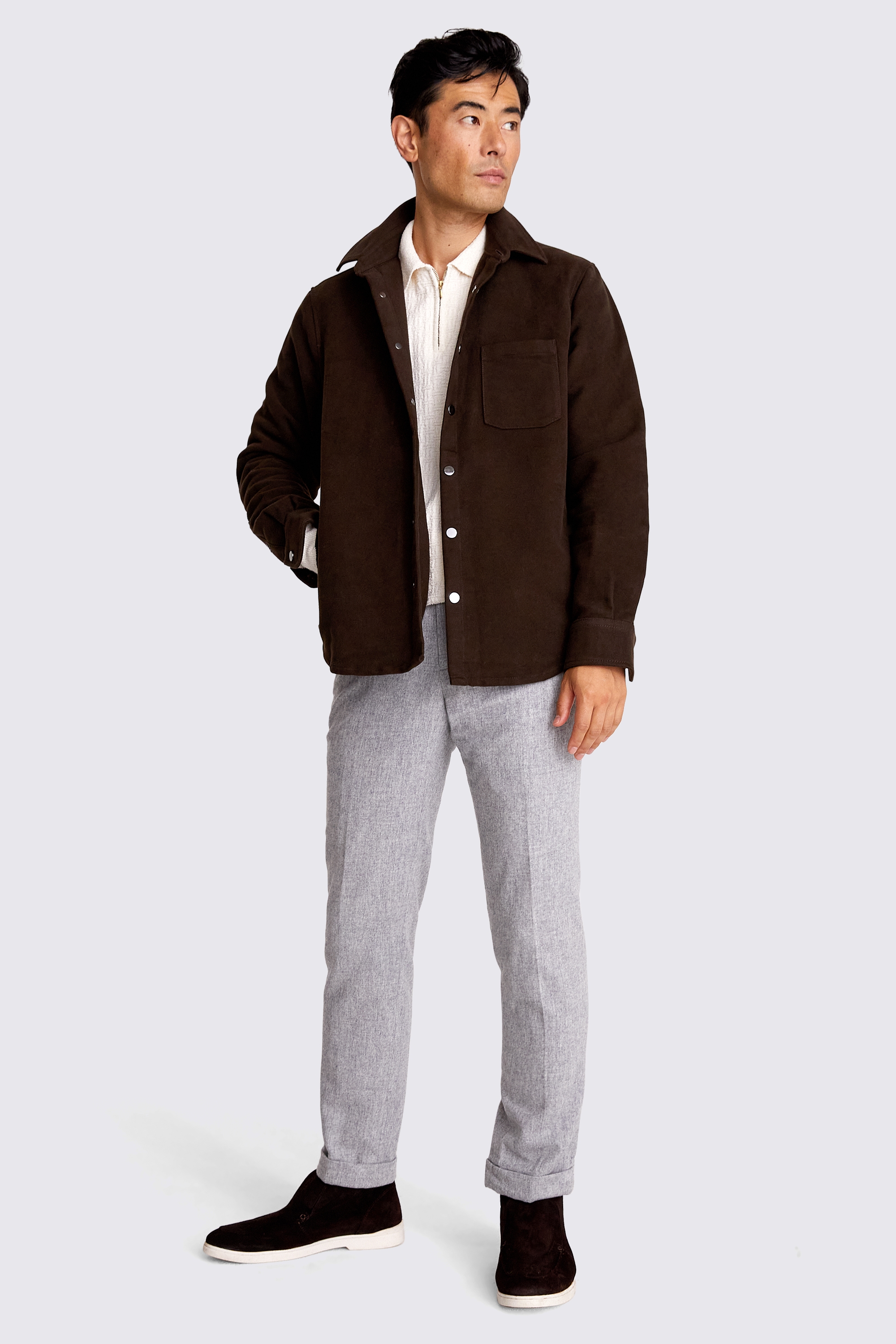 Tailored Fit Blue Check Stretch Jacket   Buy Online at Moss