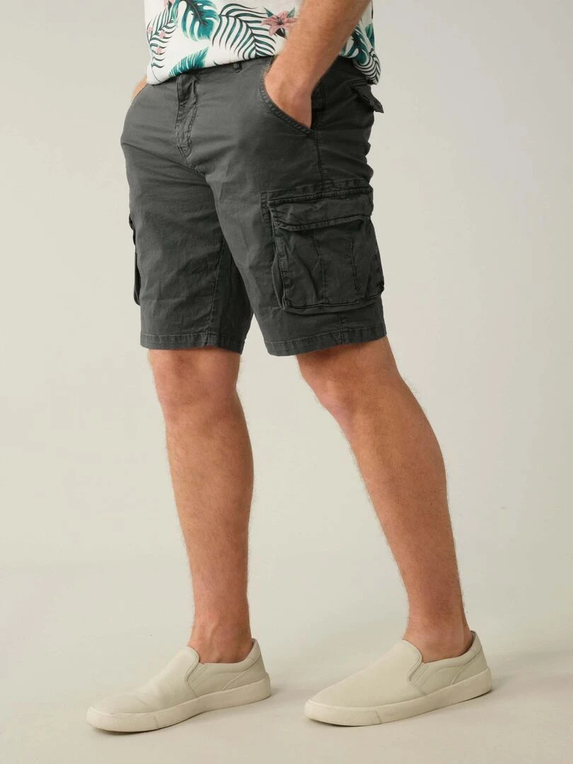 Bermuda casual pour homme 'Deeluxe'   gris anthracite