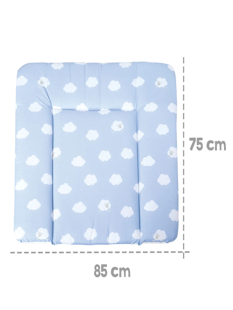 ROBA Matelas À Langer "Kleine Wolke Blau" 85x75 Revêtu De PU Bleu clair
