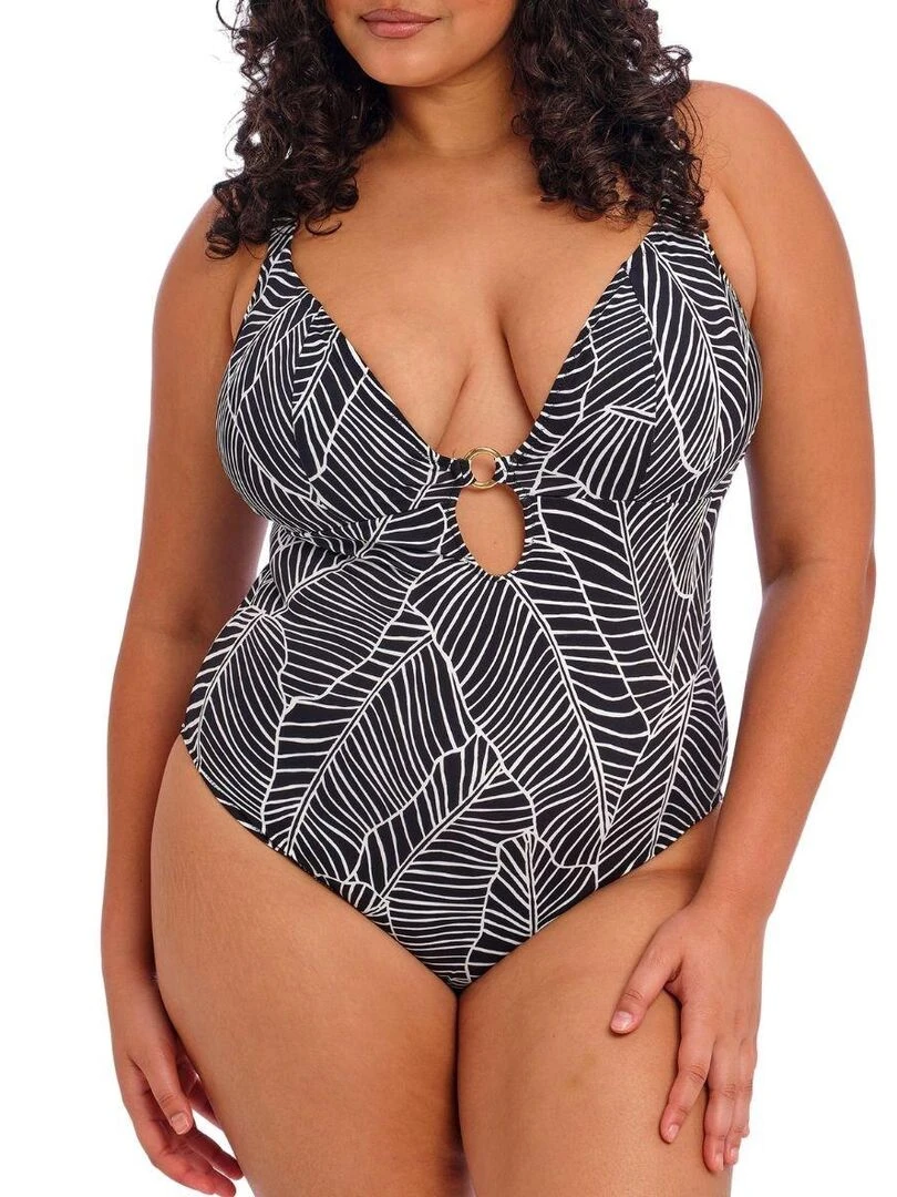Maillot 1 pièce sans armatures Kata Beach Noir