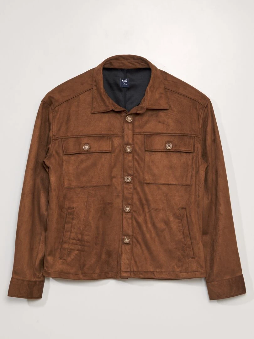 Veste en suédine So Easy Marron