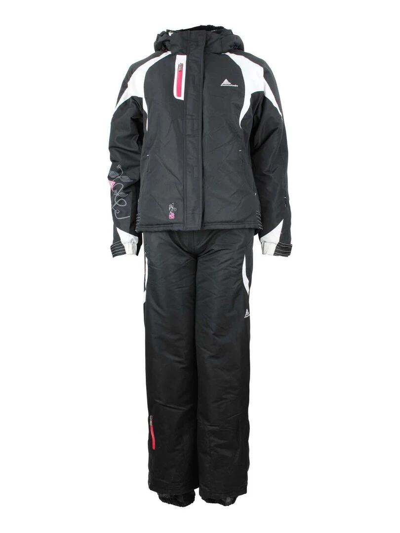 Ensemble de ski fille GINGO PEAK MOUNTAIN Noir Noir