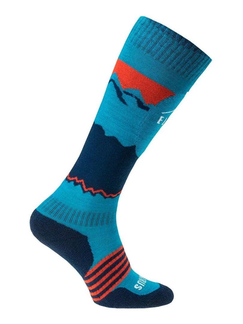 Elbrus Chaussettes de ski SURIN Bleu méditerranée