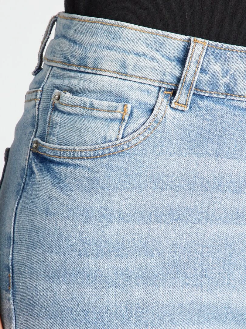 Pantalon slim en denim   L34   Bleu