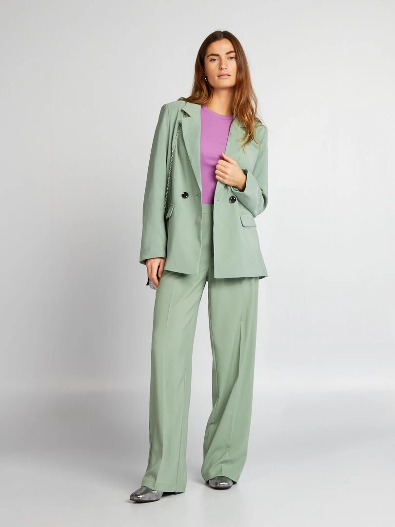 Veste de tailleur longue Vert