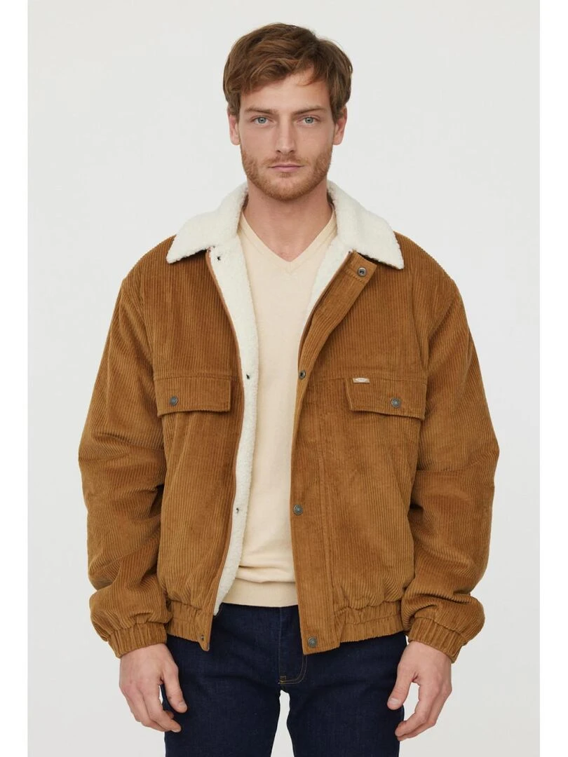 Lee Cooper   Pull manches longues coton regular CIFAR   Beige