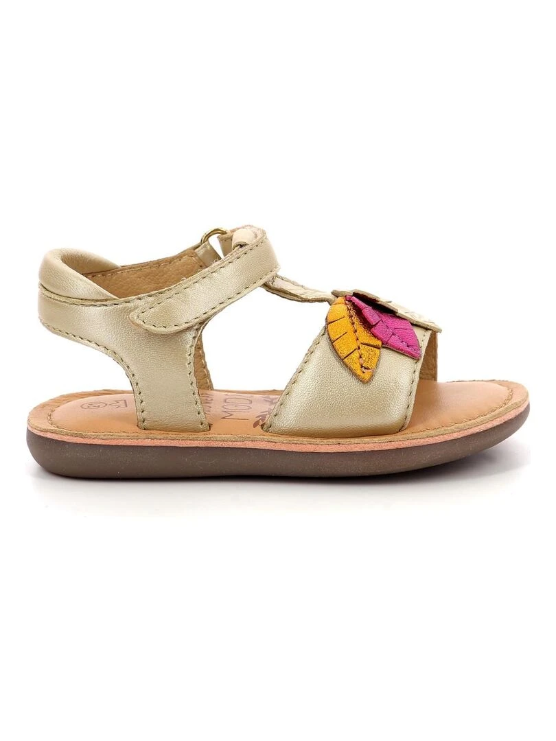 Sandales Cuir Cloleaf Doré/or