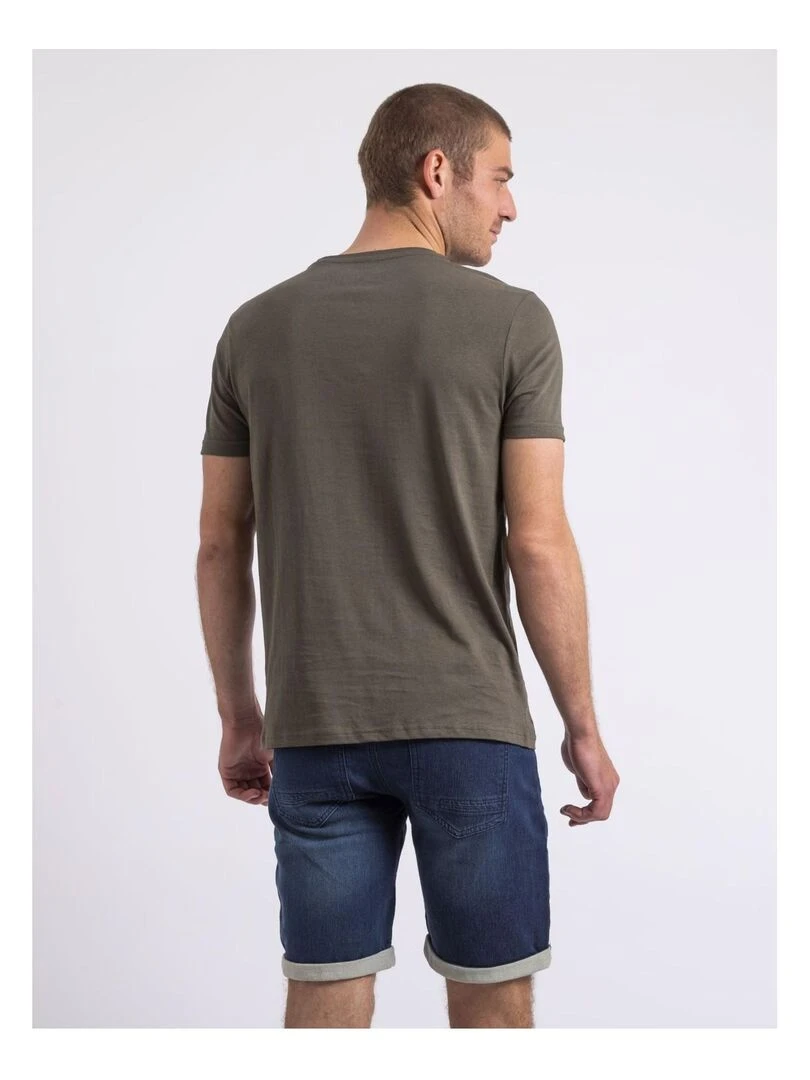 T shirt col rond NOLPIX Kaki