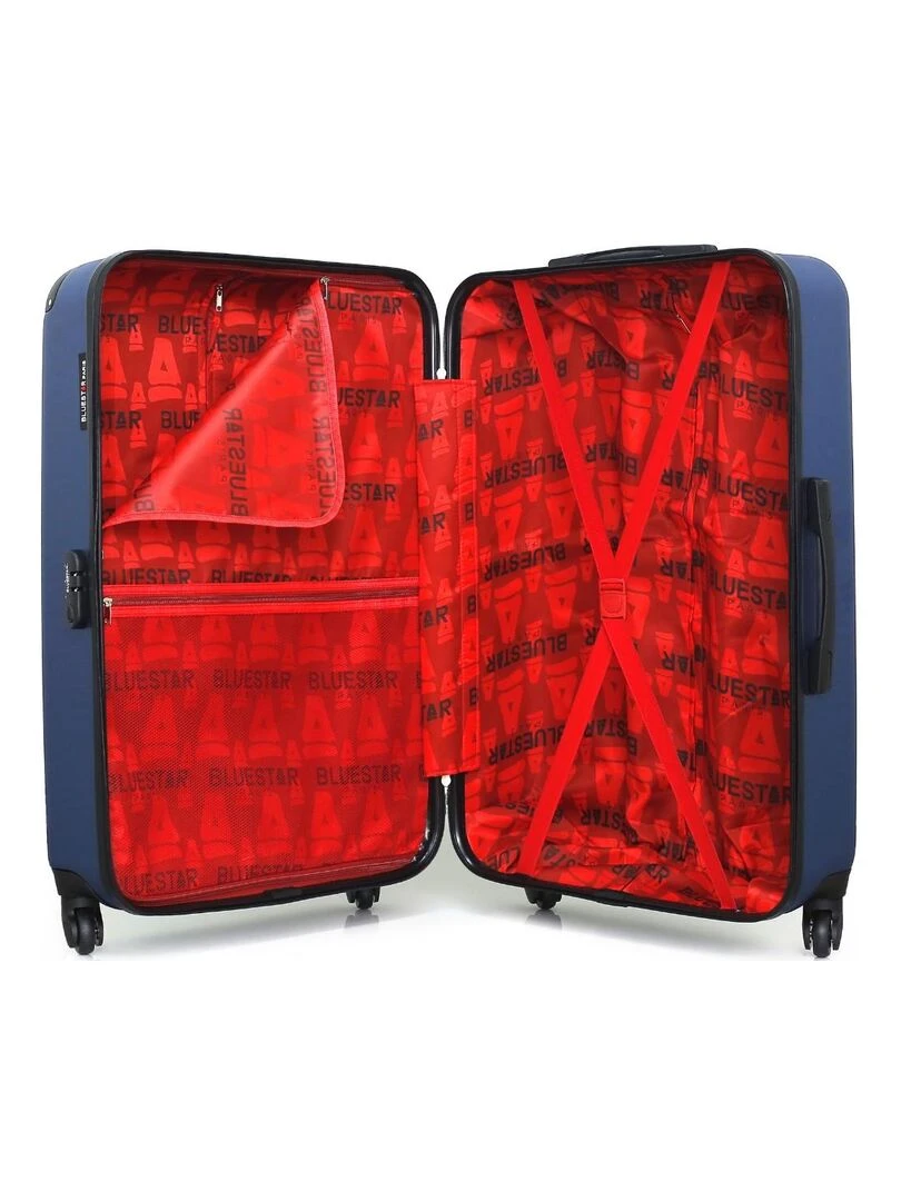 BLUESTAR   VALISE GRAND FORMAT RIGIDE BUCAREST   Bleu marine