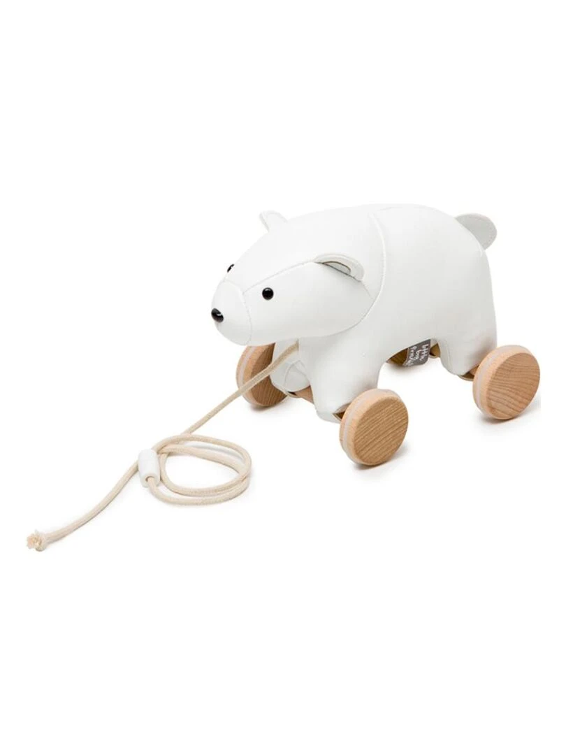 Jouet à tirer Ours blanc N/A