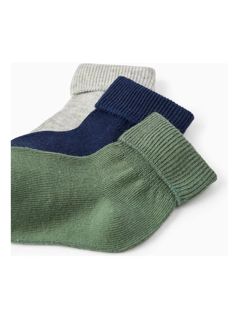 Lot de 3 Paires de Chaussettes Repliées pour Bébé Garçon BALMORAL'S AFTERNOONS Multicolore