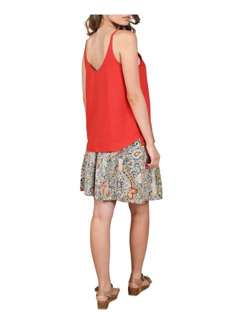 CHATTAWAK Jupe courte ample Multicolore