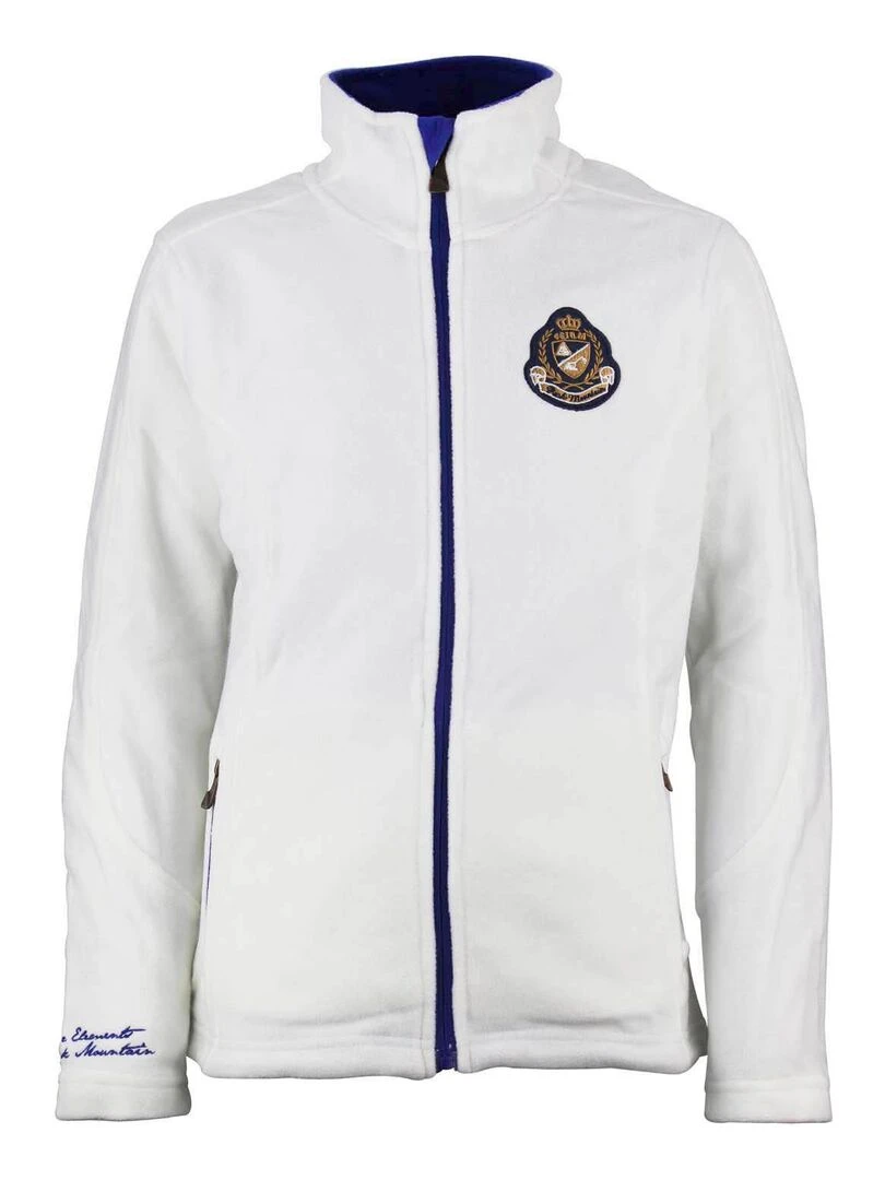 Polaire fille GASAK PEAK MOUNTAIN Blanc