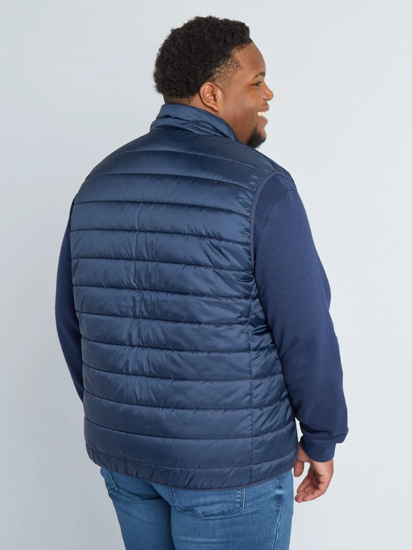 Doudoune en bouteilles recyclées   Bleu