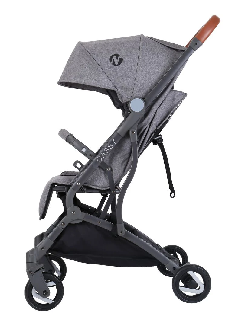 Poussette Compacte Cassy  Légère Et Maniable – Nania   Gris