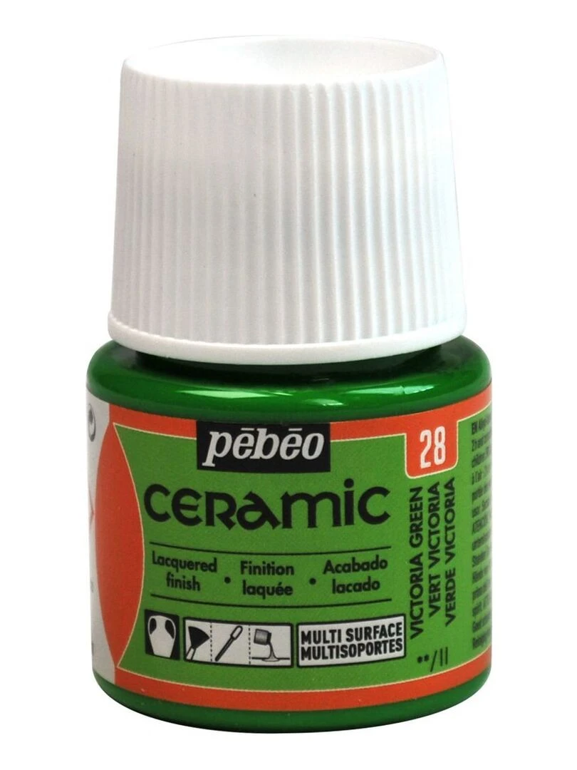 Peinture céramique et multi surfaces Vert victor 45 ml N/A