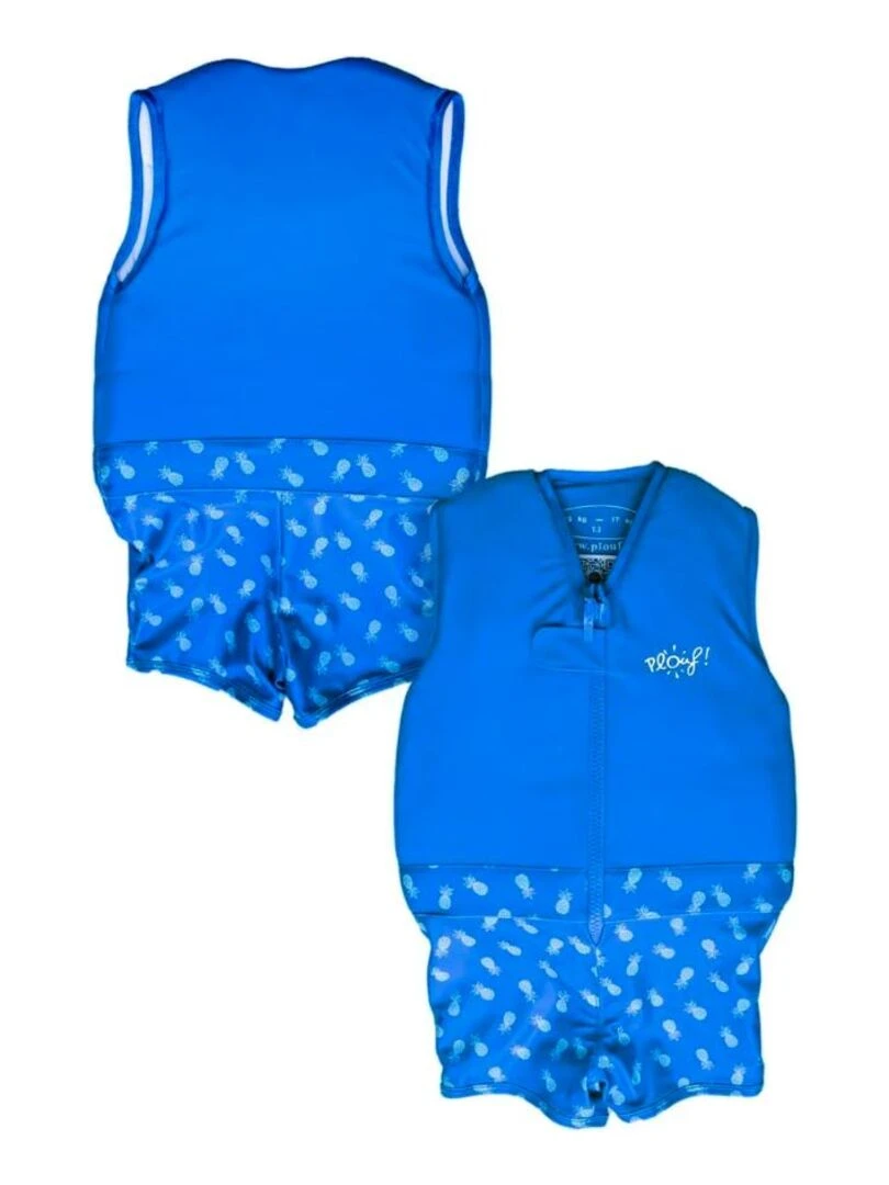 Maillot de Bain Pynaboy Enfant avec Flotteurs Accessoire de Natation Garçon Bleu