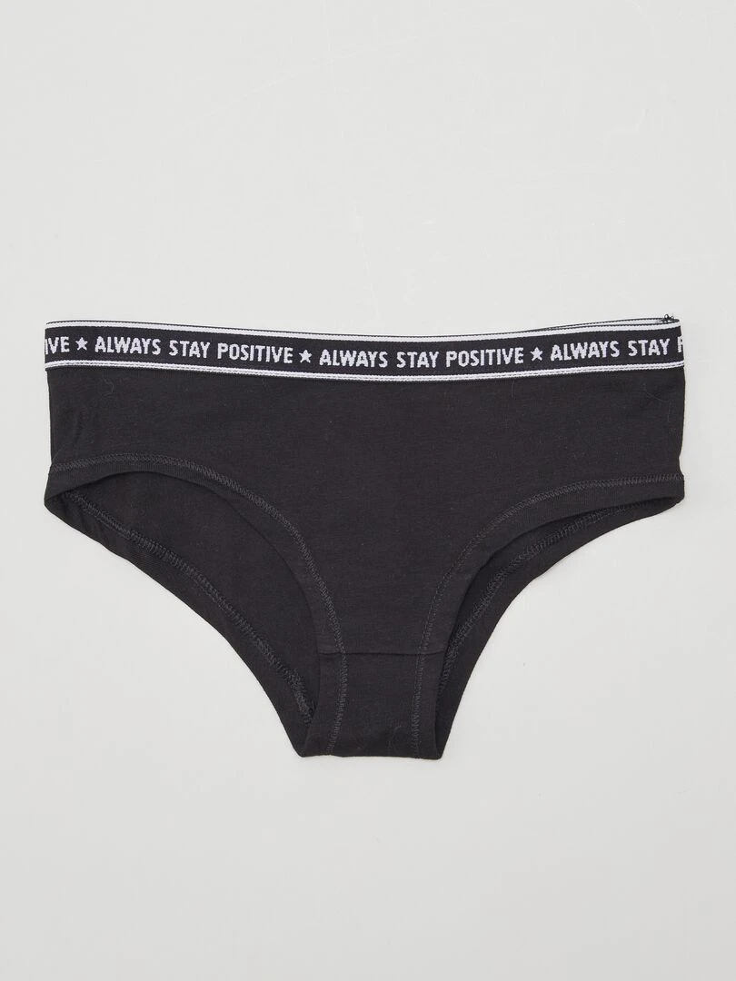 Lot de 3 shorties stretchs   BLACK_WH