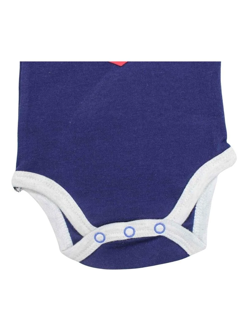 Lee Cooper   Lot de 2 bodys bébé garçon en coton   Bleu marine