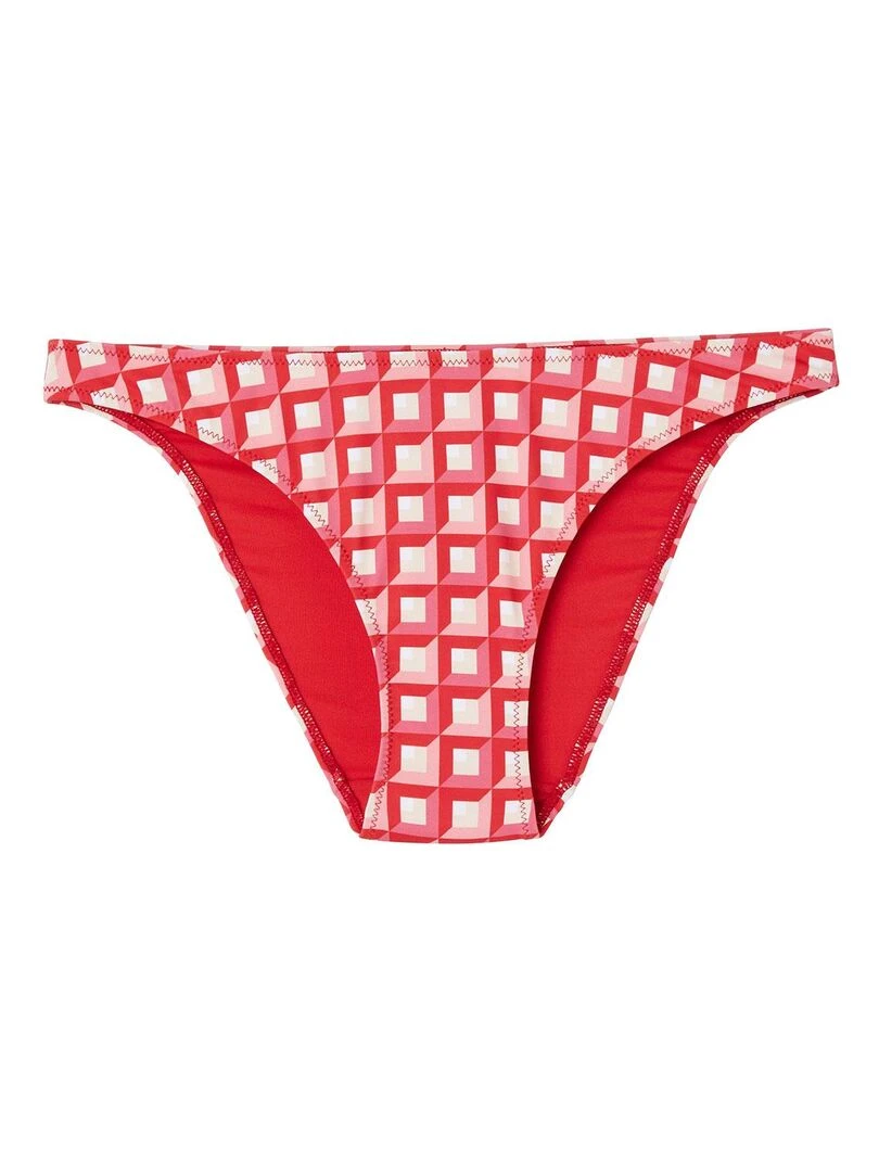 Slip de bain IBIZA Camille Cerf & Pomm'Poire Rouge