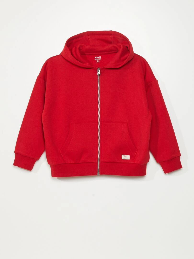 Sweat en molleton Rouge