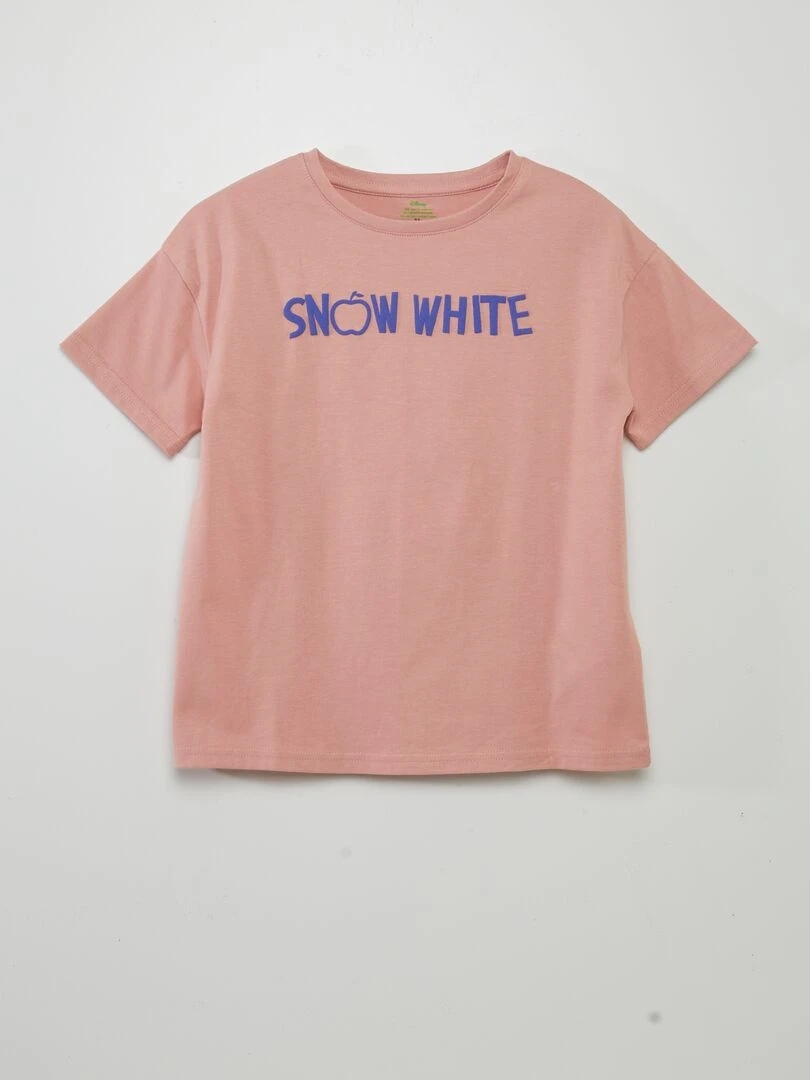 T shirt 'Blanche Neige' Rose