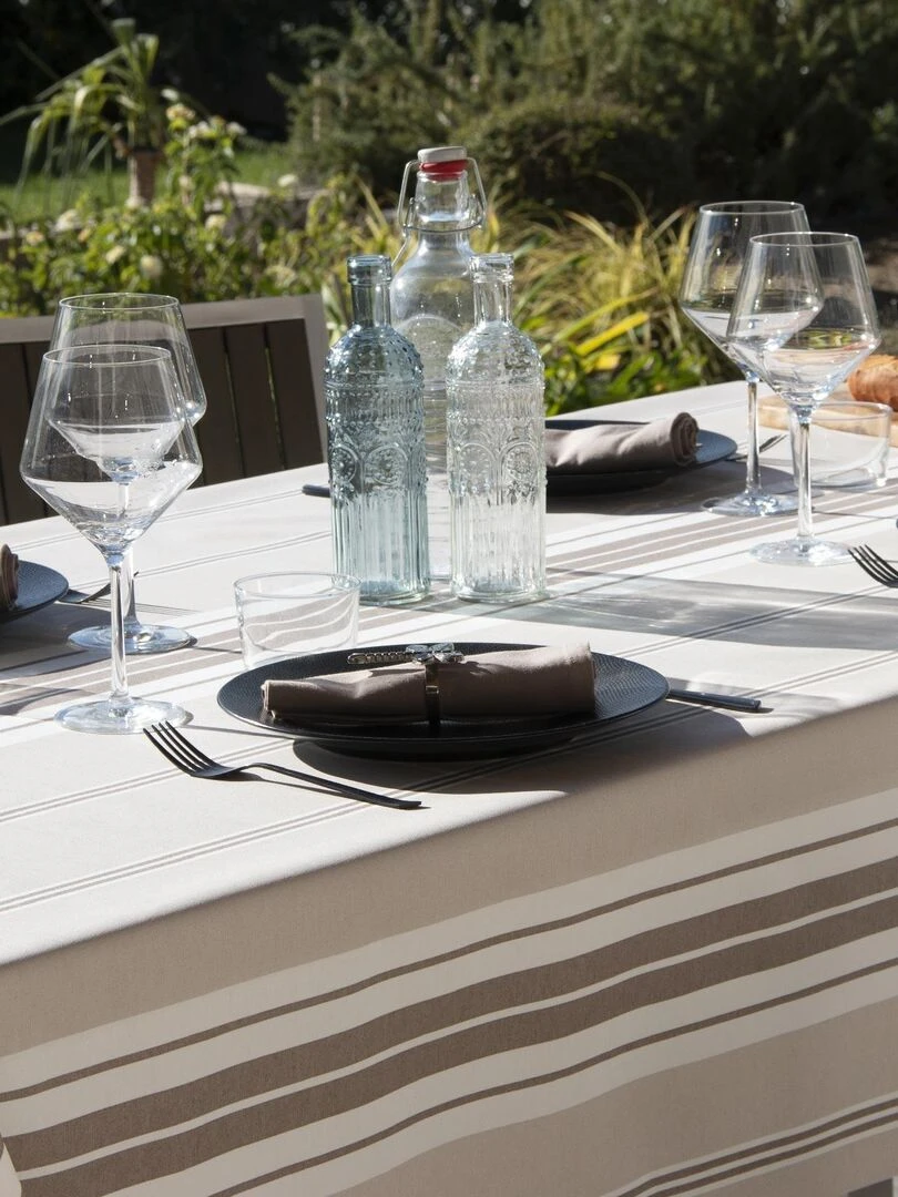 Nappe anti tâche esprit d'antan Beige clair