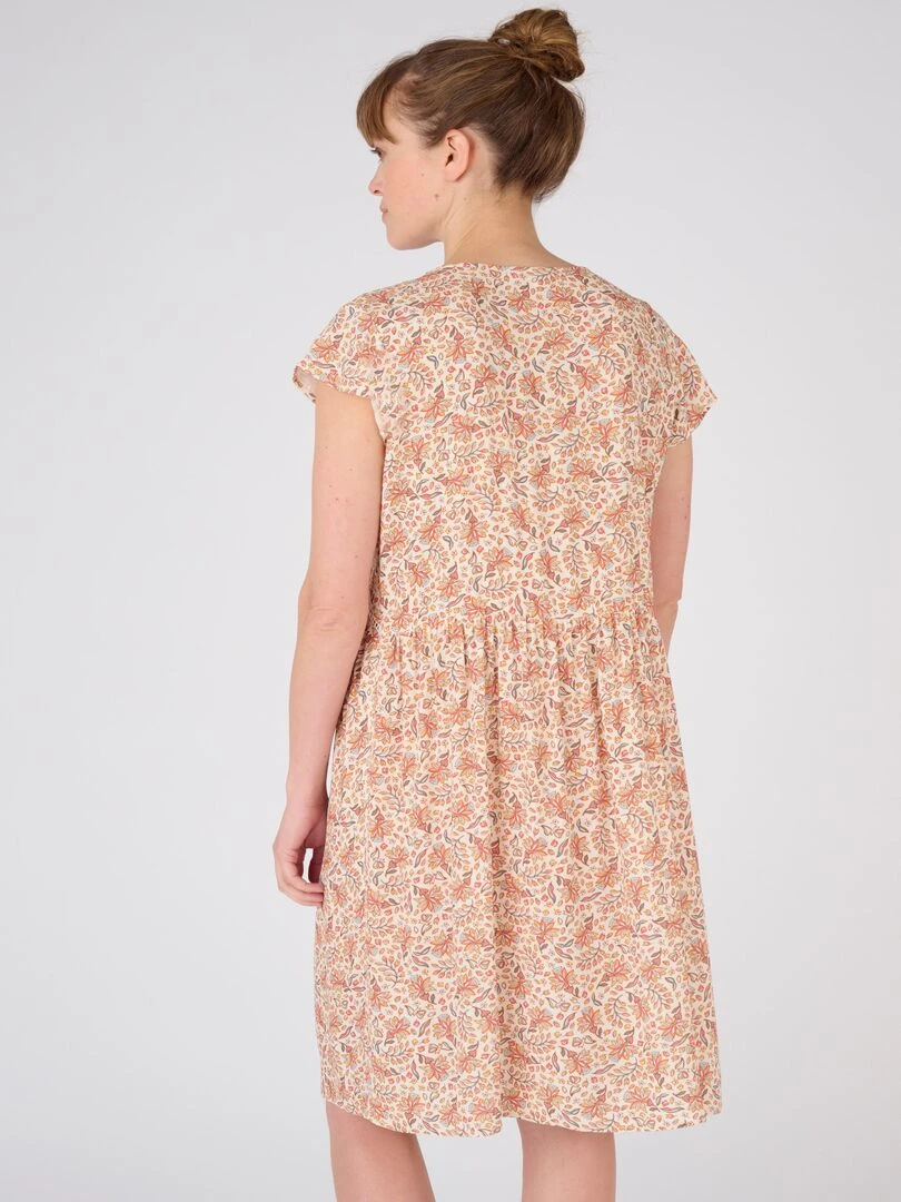 Robe housse fibres viscose Lenzing(TM) EcoVero(TM)   Damart   Beige