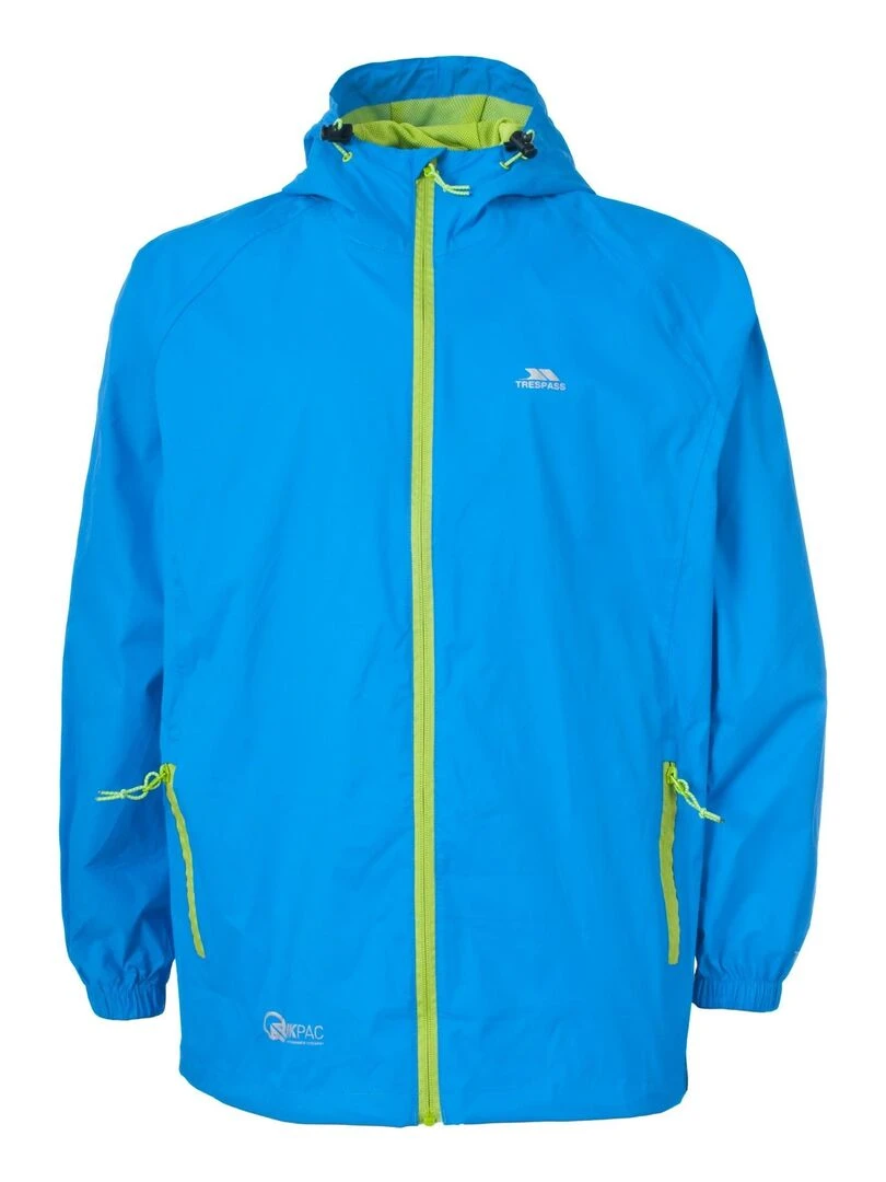 Trespass Veste imperméable QIKPAC Bleu