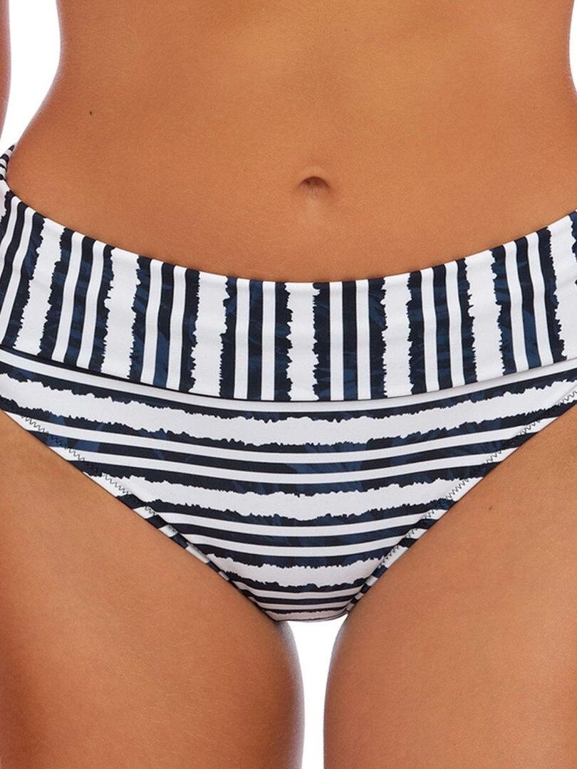 Bas de maillot avec revers ajustable Sunshine coast Blanc