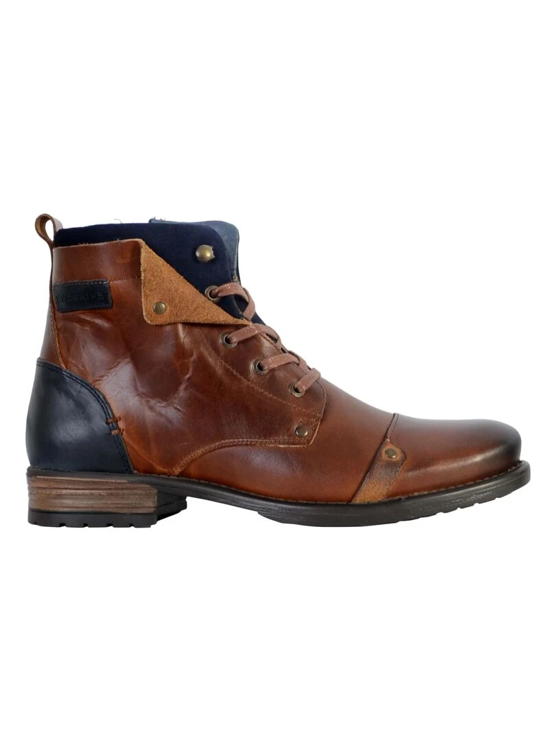 Bottine Cuir Redskins Yedos   Bleu