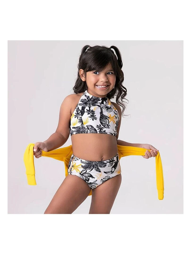 Maillot de bain deux pièces fille Deixa o Sol Entrar UPF 50+ UV Line Multicolore