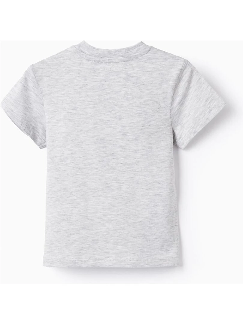 2 T shirts en Coton pour Bébé Garçon 'Summer Sea Son' manches courtes EXPLORING AUSTRALIA Gris clair