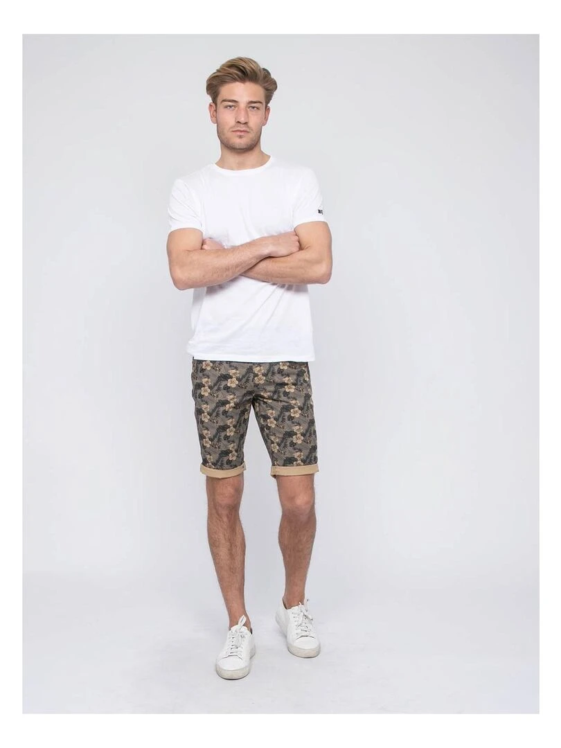 Bermuda chino motifs BOLMAK   Gris