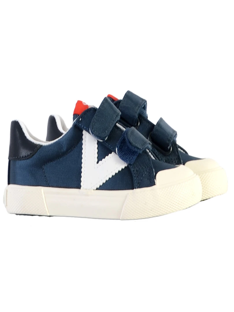 Basket Basse À Scratch Enfant Victoria   Bleu