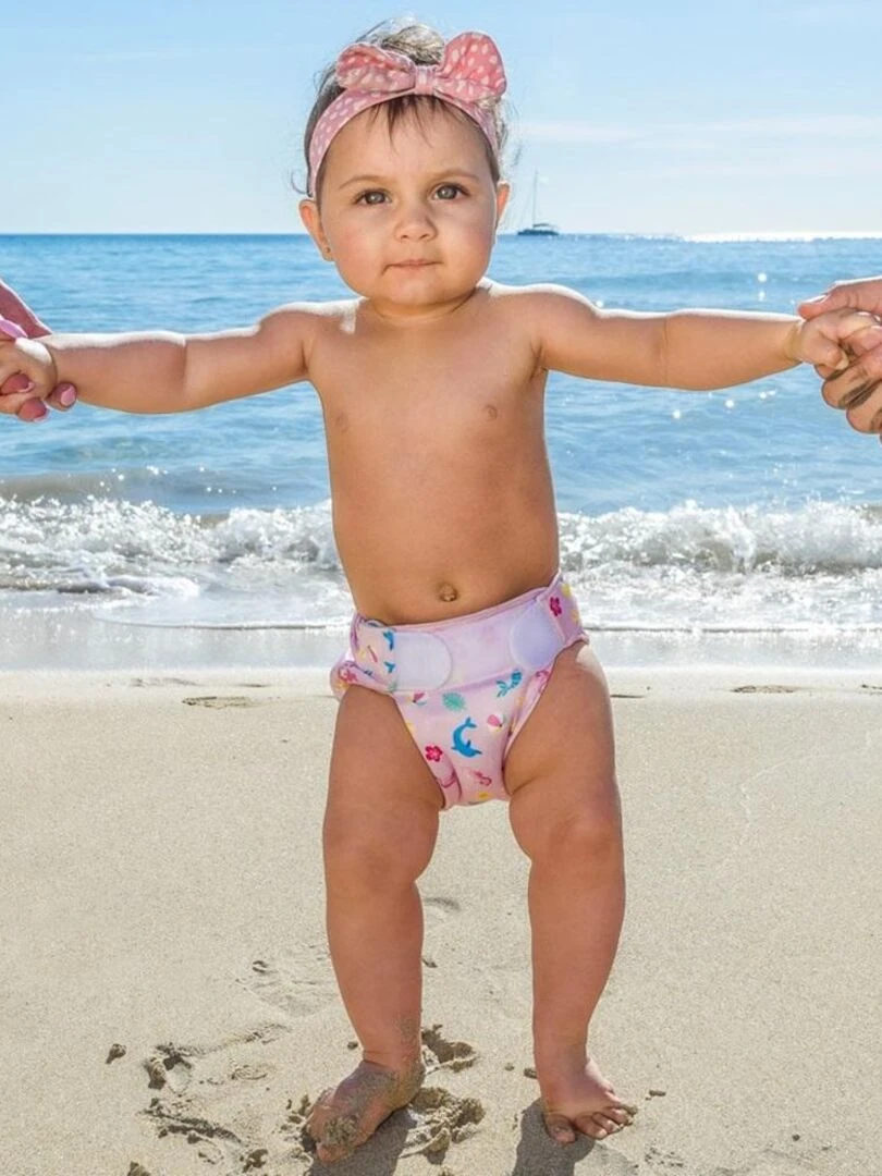 Maillot couche FREDS SWIM ACADEMY Les Chatounets   Rose