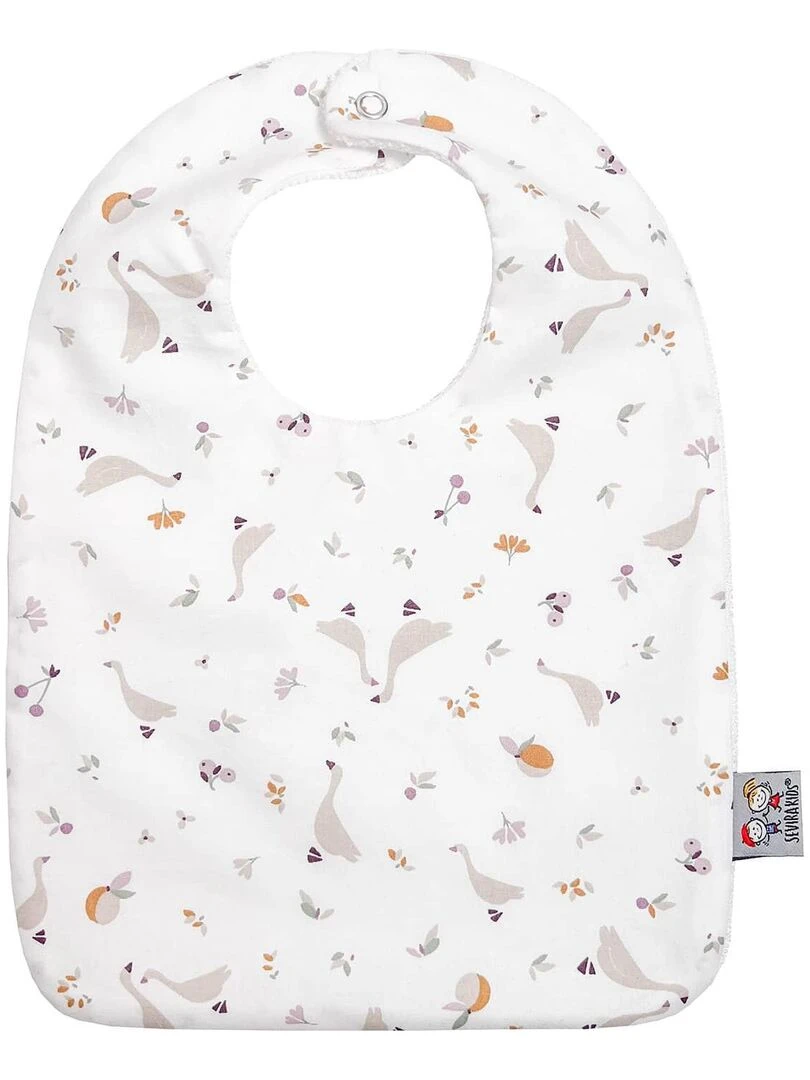 Bavoir en coton Sidonia Blanc