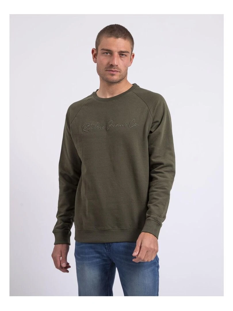 Sweat col rond WINAMOK Kaki