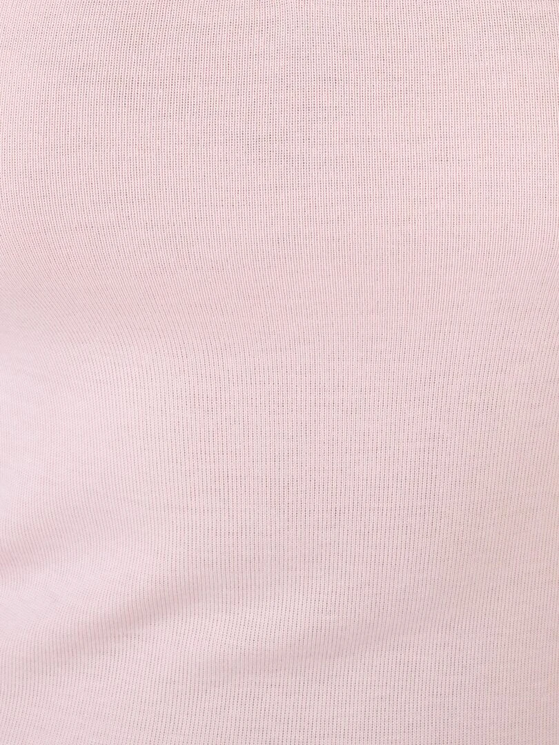 Débardeur fine côte guipure Thermolactyl   Damart   Mauve lilas