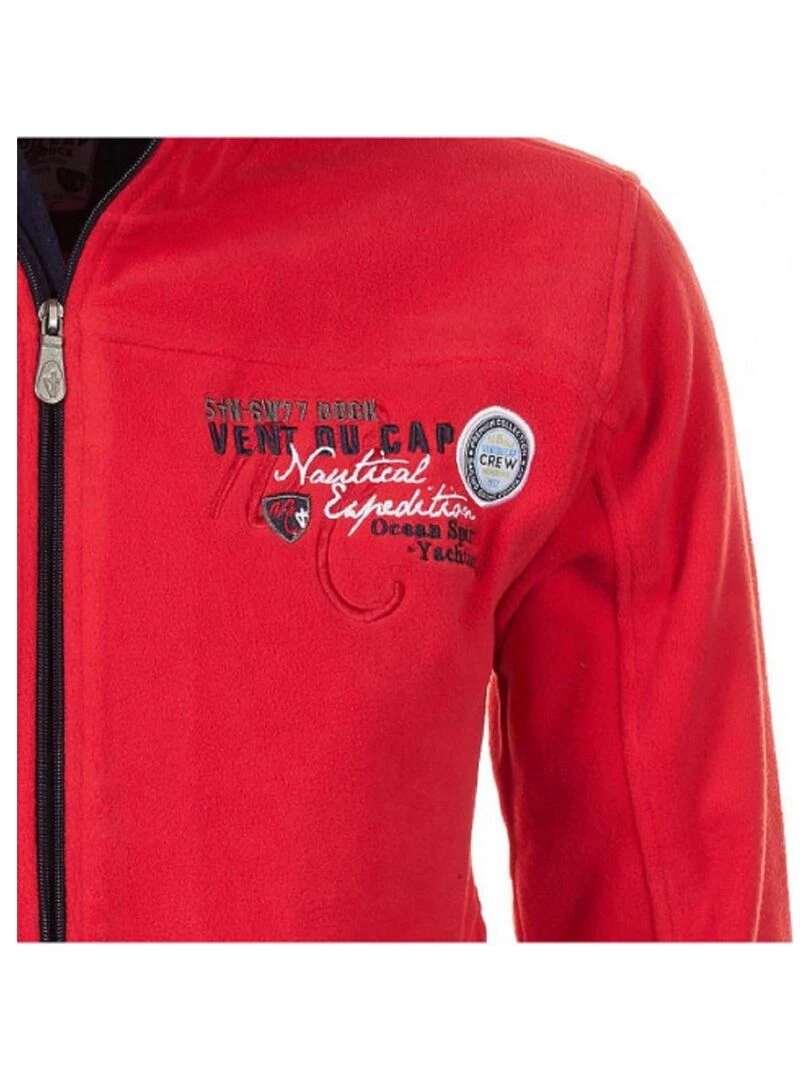 Polaire homme COPA   VENT DU CAP   Rouge