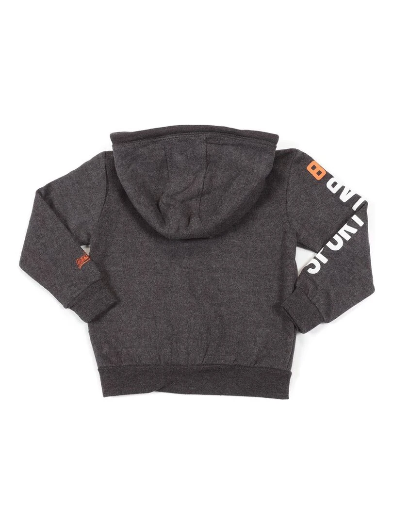 SWEAT ZIPPE CAPUCHE WIDY BOY   Gris