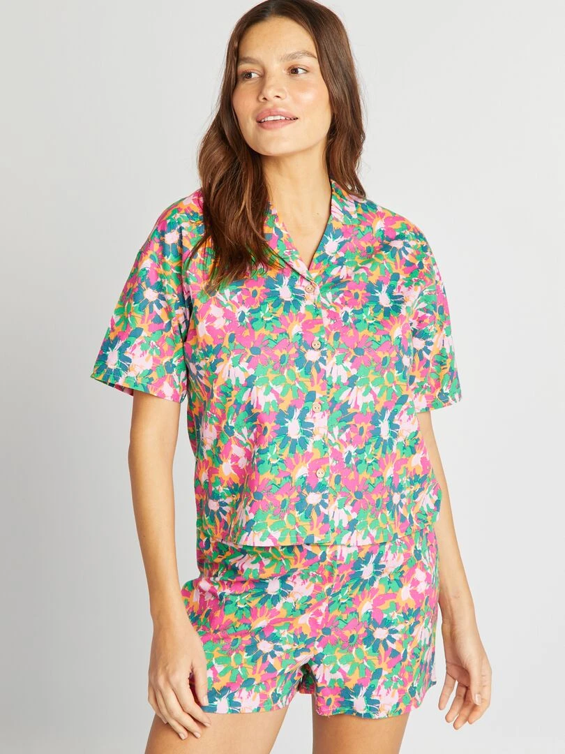 Ensemble de pyjama imprimé   Orange