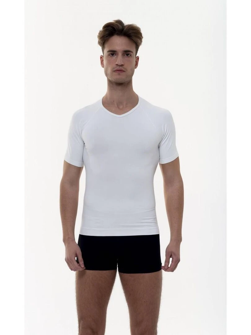 T shirt amincissant avec fibre Emana  Speed   Noir Noir