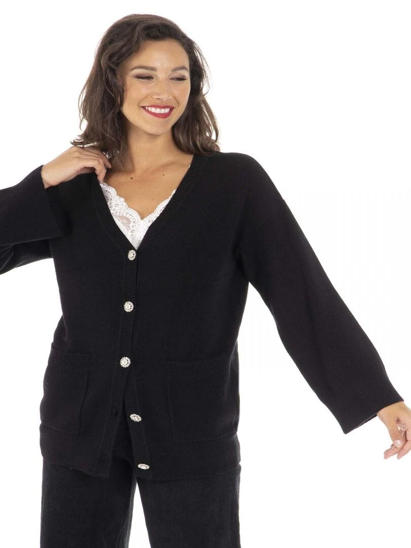 Gilet PAOLA Gérard Pasquier Noir Noir