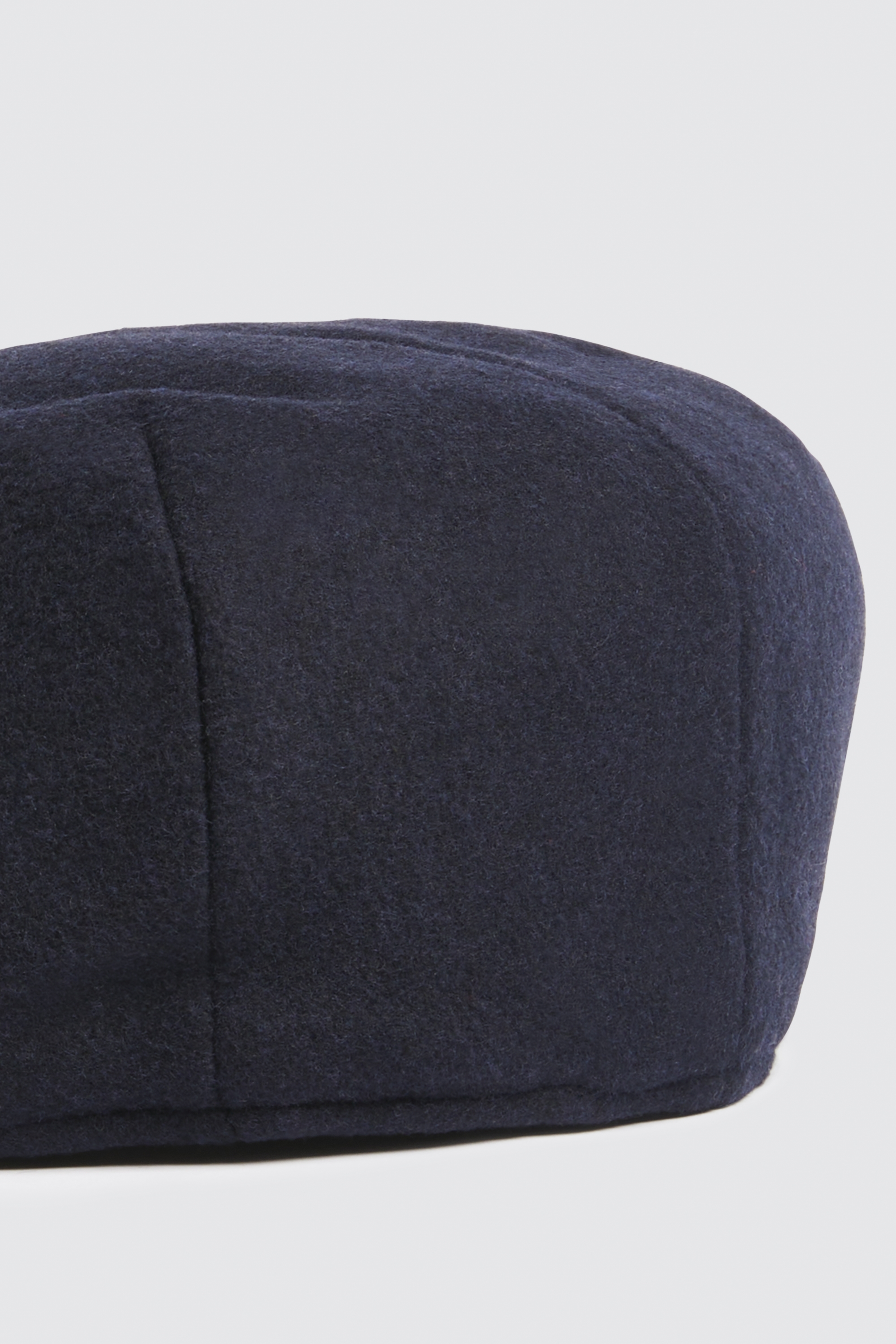 Navy Melton Flat Cap   Buy Online at Moss