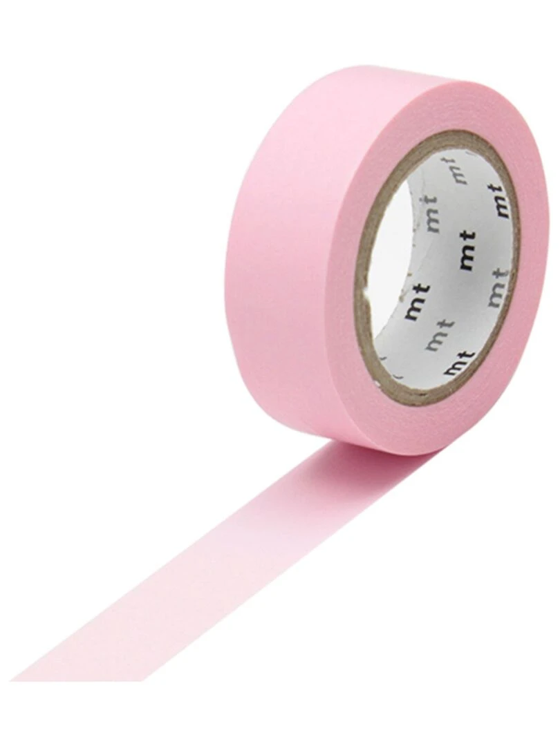 Masking tape unicolore   Rose   1 5 cm x 7 m   N/A